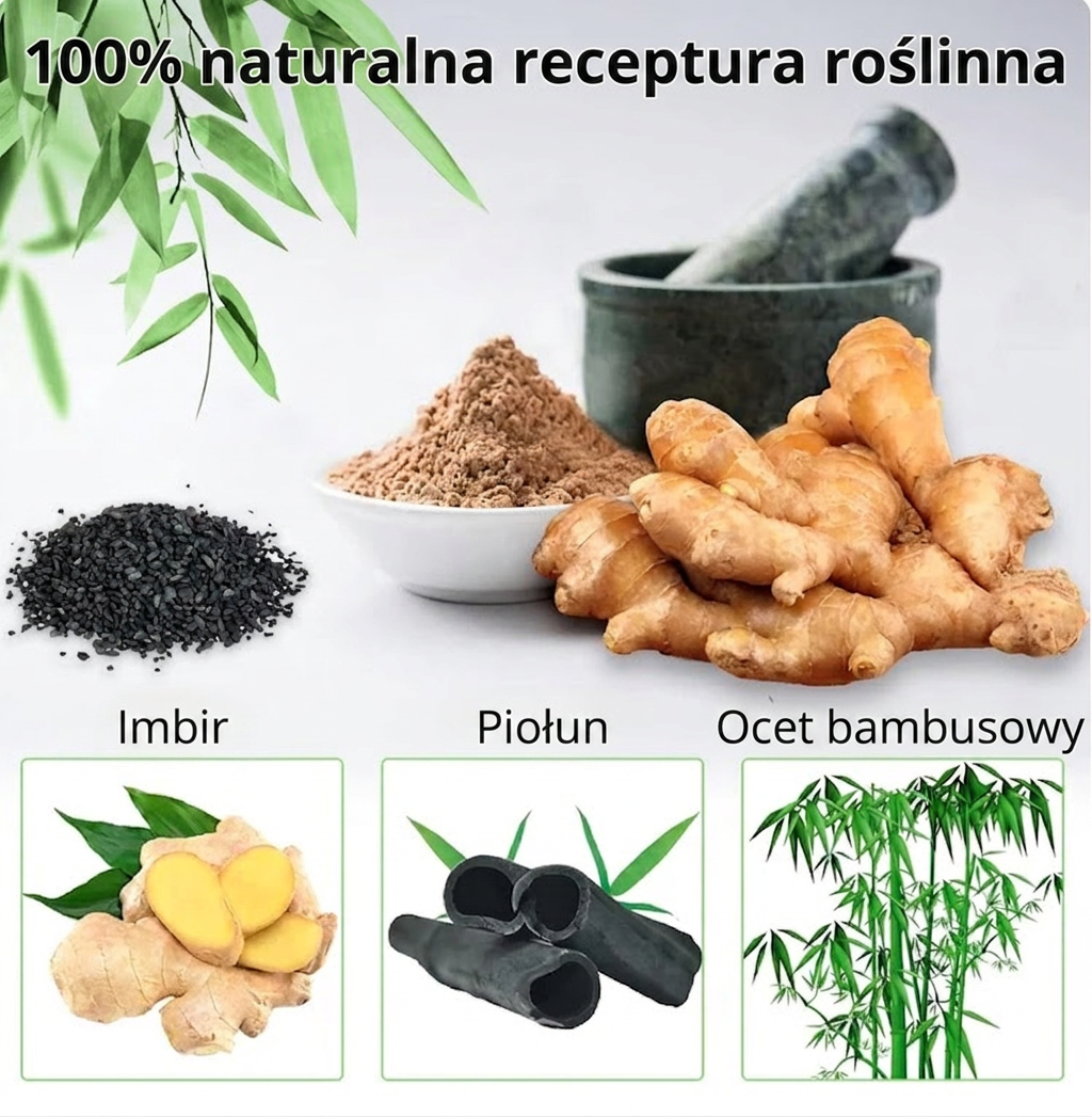 Plaster detoksykujący imbirowy